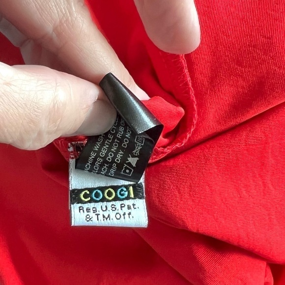 Coogi, Y2K VTG Vibrant Red Maxi Dress, Instantly Slimming w/Stretch & Halter,S - Picture 9 of 15